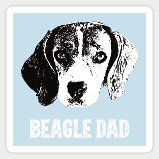 Beagle Dad Sticker